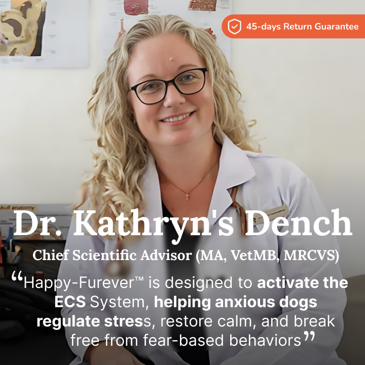 Dr. Kathryn Dench, formulator of Happy-Furever
