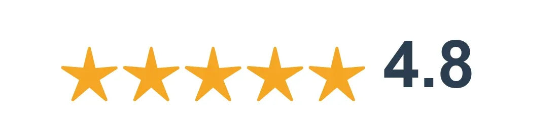 Simple graphic: five gold stars with the fifth star 80% filled,