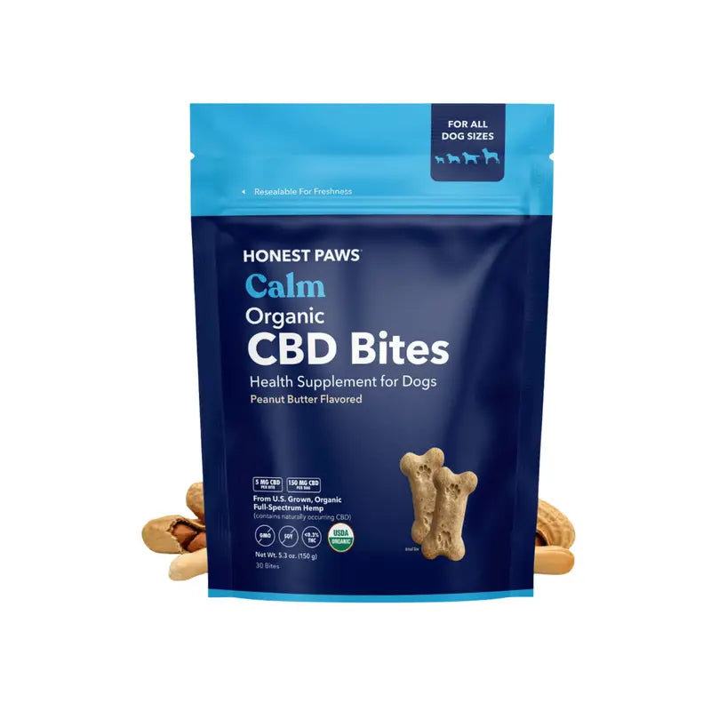 2. Honest Paws Calm CBD Bites for Dogs