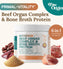 Freeze-Dried Beef Organs Topper with Bone Broth Flavor