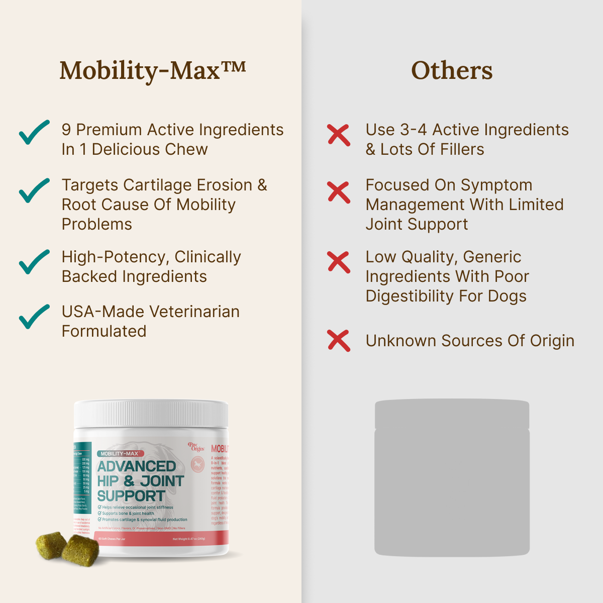 Mobility-Max™ Advanced Hip & Joint Support Chews